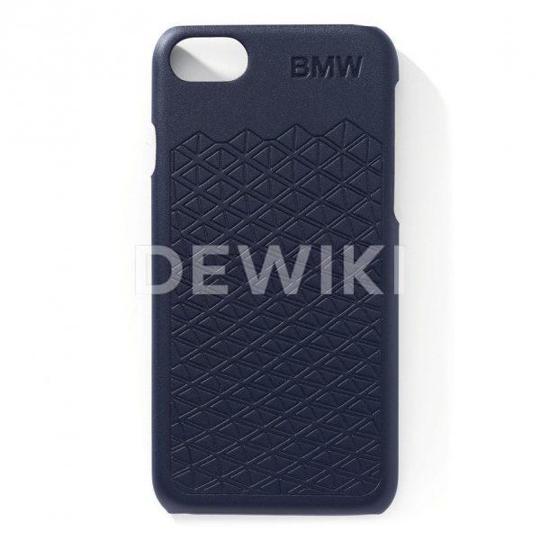 Кожаный чехол BMW Design для iPhone 7/8, Blue Кожаный чехол BMW Design для iPhone 7/8, Blue
