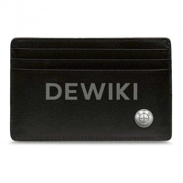 Кожаный футляр для кредитных карт BMW, Black Кожаный футляр для кредитных карт BMW, Black