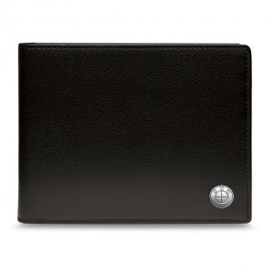 Кожаное портмоне с отделением для монет BMW, Black