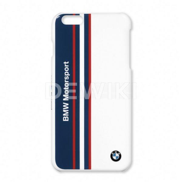 Жесткий чехол BMW Motorsport для Apple iPhone 5/5S, White Жесткий чехол BMW Motorsport для Apple iPhone 5/5S, White