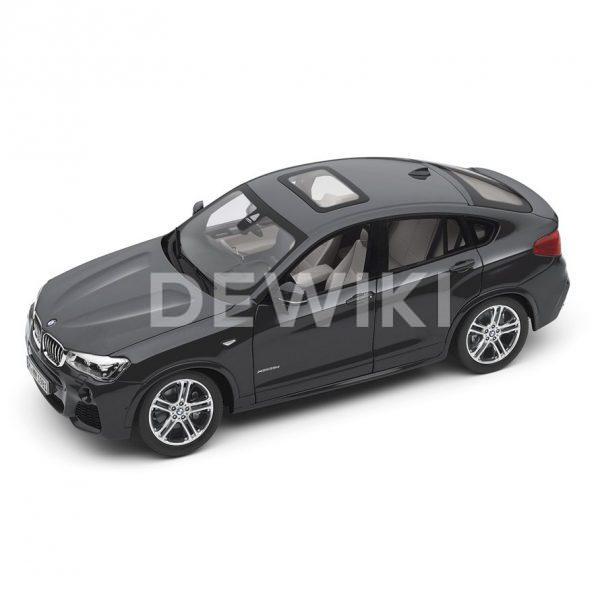 Миниатюрная модель BMW X4, Sophisto Grey, масштаб 1:18 Миниатюрная модель BMW X4, Sophisto Grey, масштаб 1:18