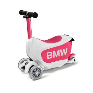 Детский самокат BMW, White / Raspberry