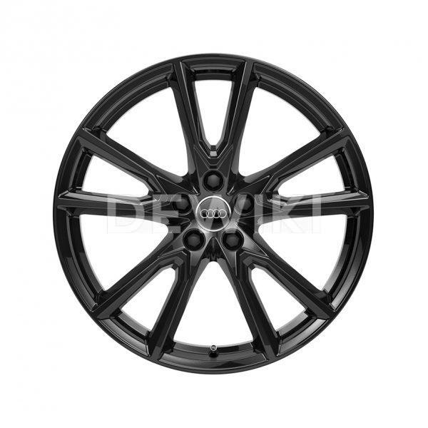 Алюминиевый литой диск R19 в 10-спицевом дизайне Audi, Glossy Black, 8,0J x 20 ET39 Алюминиевый литой диск R19 в 10-спицевом дизайне Audi, Glossy Black, 8,0J x 20 ET39