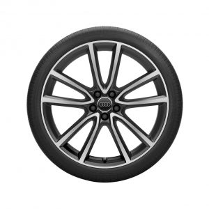 Летнее колесо в сборе Audi Q5, Matt black / High-gloss, 255/40 R21 102Y XL, 8,5J x 21 ET34 Летнее колесо в сборе Audi Q5, Matt black / High-gloss, 255/40 R21 102Y XL, 8,5J x 21 ET34