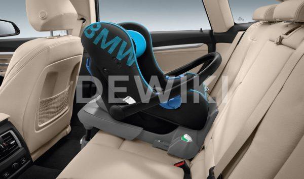 Детское кресло BMW Baby Seat группа 0+, Black/Blue Детское кресло BMW Baby Seat группа 0+, Black/Blue