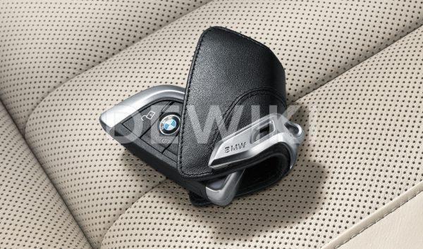 Чехол для ключа BMW со стальным зажимом, Black Чехол для ключа BMW со стальным зажимом, Black