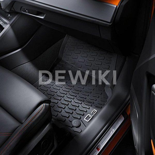Резиновые передние коврики Audi Q3 (F3)