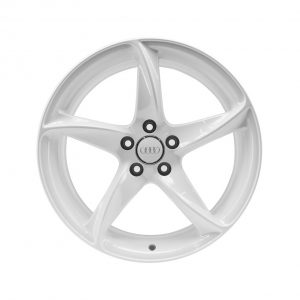 Алюминиевый литой диск R19 в 5-спицевом дизайне Audi, White Ibis, 9,0J x 19 ET52 Алюминиевый литой диск R19 в 5-спицевом дизайне Audi, White Ibis, 9,0J x 19 ET52