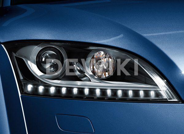 Дооснащение светодиодными фарами Audi TT, для автомобилей с поворотным светом Дооснащение светодиодными фарами Audi TT, для автомобилей с поворотным светом