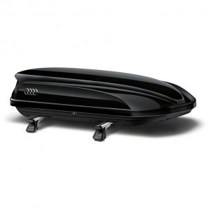 Бокс для лыж и багажа Audi, цвет «черный бриллиант», 405 литров