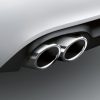 Спортивные насадки на выхлопную трубу Audi A4 / A5 / A6 / Q5, для автомобилей с левой/правой одинарной выхлопной трубой, 2.0 TFSI
