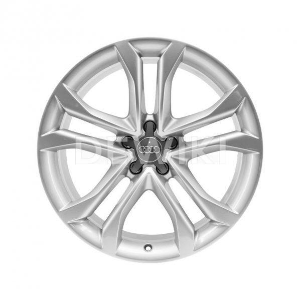 Алюминиевый литой диск R18 дизайн 5 Y-образных спиц Audi, Silver, 8,0J x 18 ET47 Алюминиевый литой диск R18 дизайн 5 Y-образных спиц Audi, Silver, 8,0J x 18 ET47