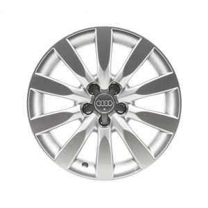 Алюминиевый литой диск R17 в 10-спицевом дизайне Audi, Silver, 8,0J x 17, ET47 Алюминиевый литой диск R17 в 10-спицевом дизайне Audi, Silver, 8,0J x 17, ET47