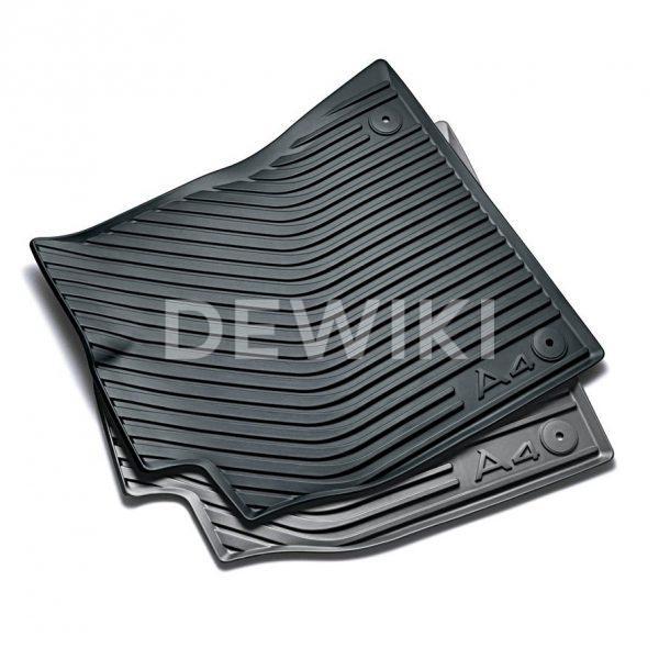 Резиновые передние коврики Audi А4 (8K) Резиновые передние коврики Audi А4 (8K)