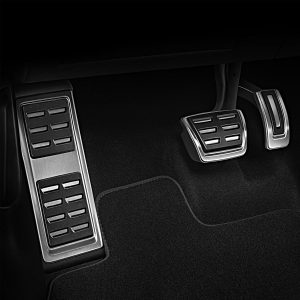 Накладки на педали Audi A4/S4 (8K/B8), A5/S5 (8T), Q5 (8R), для АКПП c опорой для ног S-line