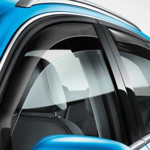 Дефлекторы на двери Audi А4 Limousine (8K), передние, для автомобилей с хромированными накладками шахты стекла
