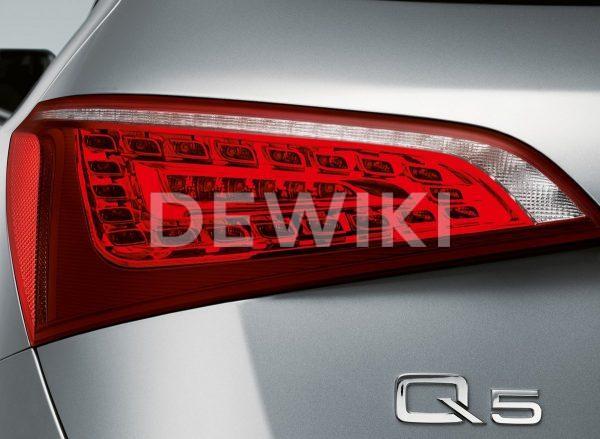 Светодиодные задние фонари Audi Q5, с затемнением
