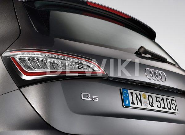 Светодиодные задние фонари Audi Q5 с 2012 года, прозрачное стекло