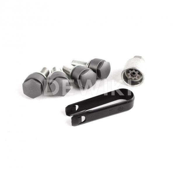 Комплект секретных болтов на колеса Audi Q3, Q5 Комплект секретных болтов на колеса Audi Q3, Q5