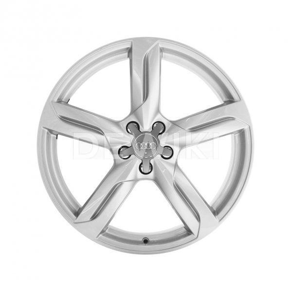Алюминиевый литой диск R20 в 5-спицевом дизайне Audi, Brilliant Silver, 8,5J x 20 ET33 Алюминиевый литой диск R20 в 5-спицевом дизайне Audi, Brilliant Silver, 8,5J x 20 ET33