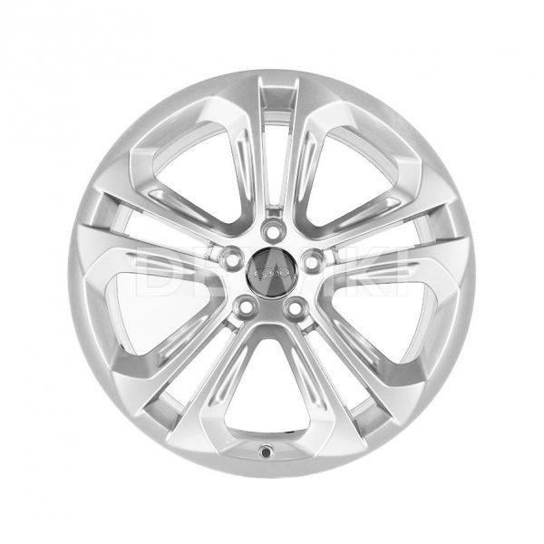 Алюминиевый литой диск R20 дизайн 5 двойных спиц Audi, Brilliant Silver, 8,5J x 20 ET33 Алюминиевый литой диск R20 дизайн 5 двойных спиц Audi, Brilliant Silver, 8,5J x 20 ET33