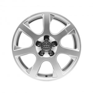 Алюминиевый литой диск R17 в 7-спицевом дизайне Audi, Brilliant Silver, 8,0J x 17 ET39 Алюминиевый литой диск R17 в 7-спицевом дизайне Audi, Brilliant Silver, 8,0J x 17 ET39