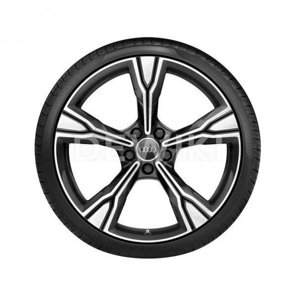 Летнее колесо в сборе Audi TT, Matt black / High-gloss, 255/30 R20 92Y, 9J x 20 ET42 Летнее колесо в сборе Audi TT, Matt black / High-gloss, 255/30 R20 92Y, 9J x 20 ET42