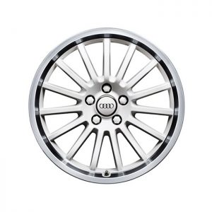 Алюминиевый литой диск R19 в 15-спицевом дизайне Audi, White Ibis, 9J x 19 ET33 Алюминиевый литой диск R19 в 15-спицевом дизайне Audi, White Ibis, 9J x 19 ET33