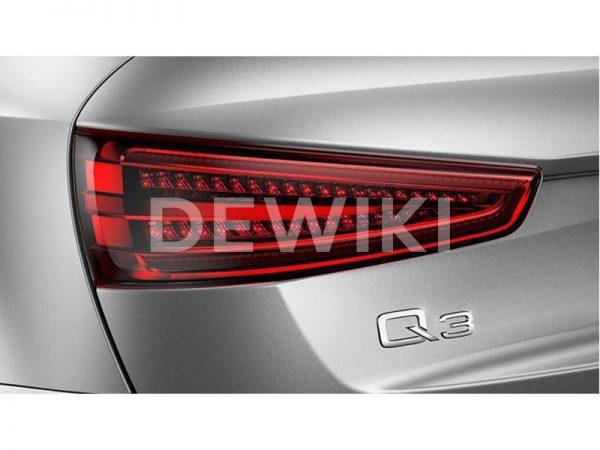 Комплект дооснащения задних фонарей светодиодными лампами Audi Q3, прозрачное стекло Комплект дооснащения задних фонарей светодиодными лампами Audi Q3, прозрачное стекло