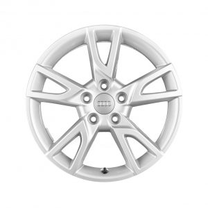 Алюминиевый литой диск R17 дизайн 5 Y-образных спиц Audi, Brilliant Silver, 6,5 J x 17 ET33