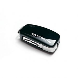 Пластиковая крышка для ключа Audi quattro Design Brilliant Black Пластиковая крышка для ключа Audi quattro Design Brilliant Black
