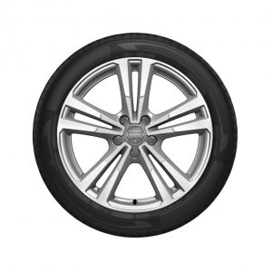 Летнее колесо в сборе Audi A3/S3, Brilliant silver / Polished, 225/40 R18 92Y XL, 7,5 J x 18 ET51 Летнее колесо в сборе Audi A3/S3, Brilliant silver / Polished, 225/40 R18 92Y XL, 7,5 J x 18 ET51