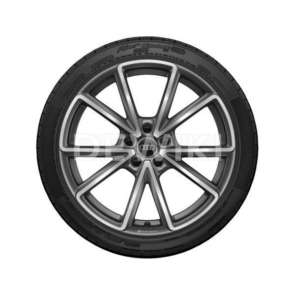 Летнее колесо в сборе Audi A3/S3, Titanium high-gloss, 235/35 R19 91Y X, 8J x 19 ET49 Летнее колесо в сборе Audi A3/S3, Titanium high-gloss, 235/35 R19 91Y X, 8J x 19 ET49