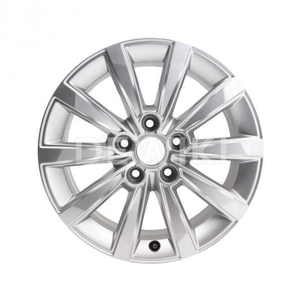 Алюминиевый литой диск R16 в 10-спицевом дизайне Audi, Brilliant Silver, 6,5J x 16 ET40 Алюминиевый литой диск R16 в 10-спицевом дизайне Audi, Brilliant Silver, 6,5J x 16 ET40