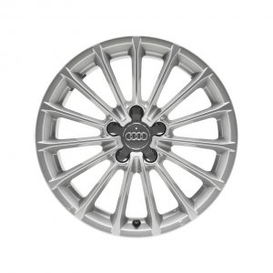 Алюминиевый литой диск R17 в 15-спицевом дизайне Audi, Brilliant Silver, 7,5J x 17 ET51 Алюминиевый литой диск R17 в 15-спицевом дизайне Audi, Brilliant Silver, 7,5J x 17 ET51