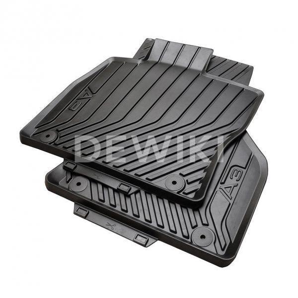 Резиновые передние коврики Audi A3 (8V)