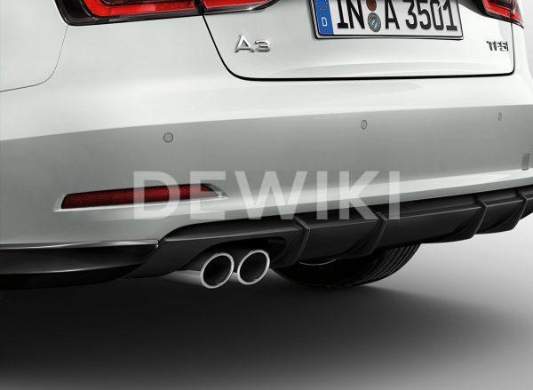 Спойлер заднего бампера Audi A3 Sportback (8V) Спойлер заднего бампера Audi A3 Sportback (8V)
