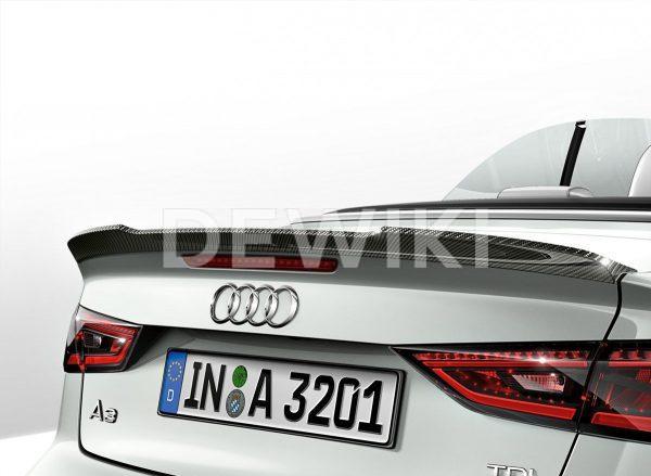 Карбоновый спойлер на крышку багажника Audi A3 / S3 Limousine (8V) Карбоновый спойлер на крышку багажника Audi A3 / S3 Limousine (8V)
