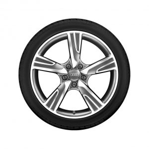 Летнее колесо в сборе Audi A3, Matt black / High-gloss, 225/40 R18 92Y XL, 8J x 18 ET 46 Летнее колесо в сборе Audi A3, Matt black / High-gloss, 225/40 R18 92Y XL, 8J x 18 ET 46