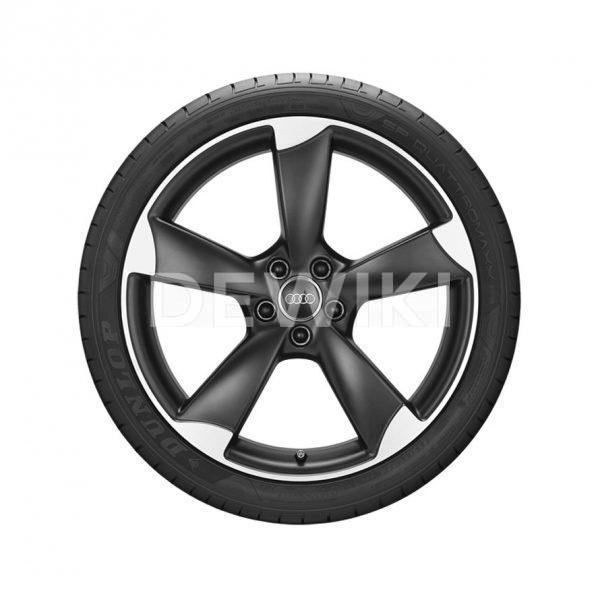 Летнее колесо в сборе Audi A3, Matt black / High-gloss, 225/40 R18 92Y XL, 8J x 18 ET 46 Летнее колесо в сборе Audi A3, Matt black / High-gloss, 225/40 R18 92Y XL, 8J x 18 ET 46