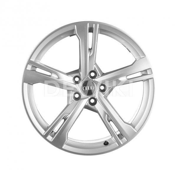 Алюминиевый литой диск R19 в 5-спицевом дизайне Audi, Brilliant Silver, 8,5J x 19 ET32 Алюминиевый литой диск R19 в 5-спицевом дизайне Audi, Brilliant Silver, 8,5J x 19 ET32