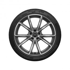 Летнее колесо в сборе Audi A4/S4, Matt titanium high-gloss, 245/35 R19 93Y XL, 8,5J x 19 ET40 Летнее колесо в сборе Audi A4/S4, Matt titanium high-gloss, 245/35 R19 93Y XL, 8,5J x 19 ET40