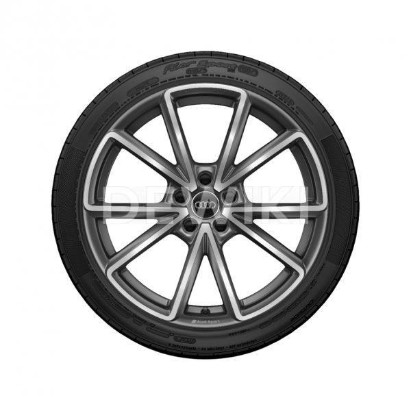 Летнее колесо в сборе Audi A4/S4, Matt titanium high-gloss, 245/35 R19 93Y XL, 8,5J x 19 ET40 Летнее колесо в сборе Audi A4/S4, Matt titanium high-gloss, 245/35 R19 93Y XL, 8,5J x 19 ET40