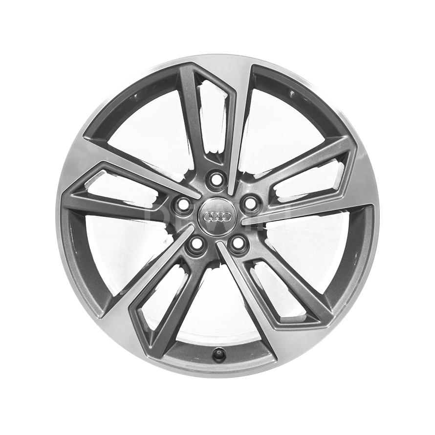 Алюминиевый литой диск R18 дизайн 5 двойных спиц Audi, Anthracite, 8,0J x  18 ET40 - 8W0601025J