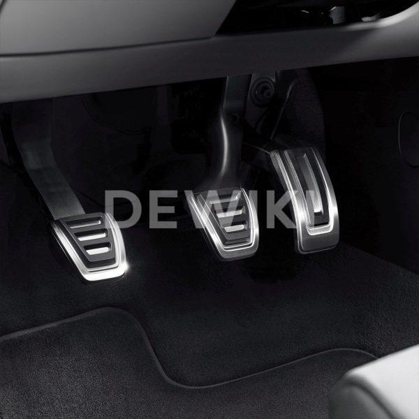 Накладки на педали Audi A4 (8W/B9)/A5 (T5/B9)/Q5 (8Y), для МКПП