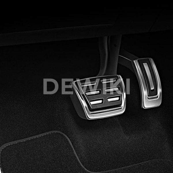 Накладки на педали Audi A4/S4 (8W/B9), A5/S4 (T5/B9), Q5 (8Y), для AКПП S-line