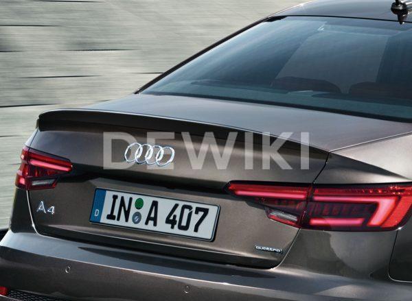 Спойлер крышки багажника Audi A4 Limousine (8W/B9) Спойлер крышки багажника Audi A4 Limousine (8W/B9)