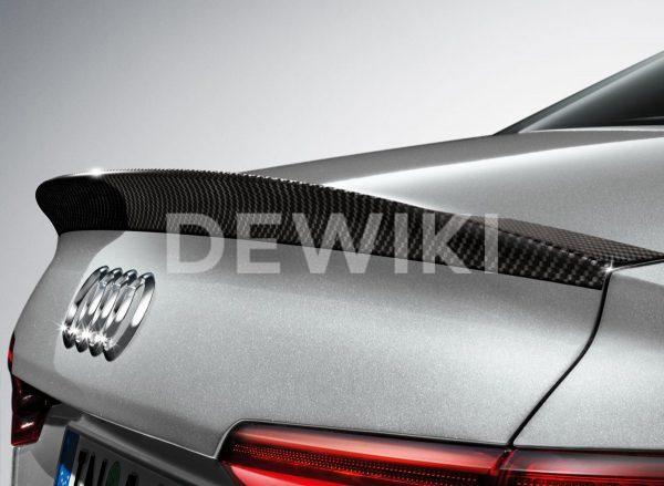 Карбоновый спойлер крышки багажника Audi A4 Limousine (8W/B9) Карбоновый спойлер крышки багажника Audi A4 Limousine (8W/B9)