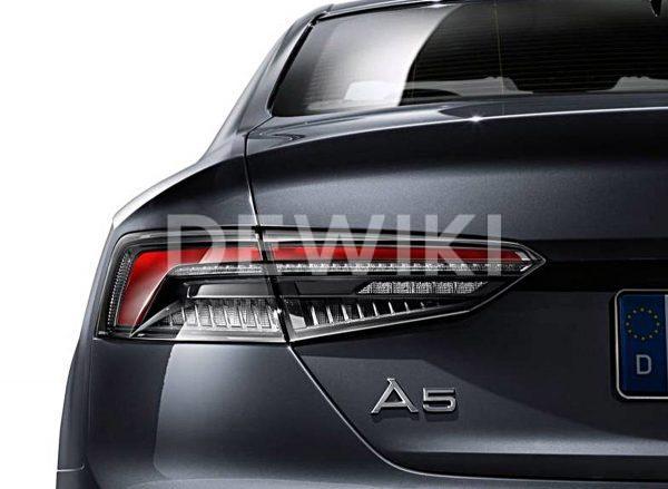 Светодиодные задние фонари Audi A5 / S5 / RS5 (T5/B9), матовые