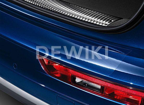 Защитная плёнка на задний бампер Audi A5 / RS5 (T5/B9) Защитная плёнка на задний бампер Audi A5 / RS5 (T5/B9)